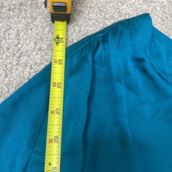 Karen Kane Satin Collared Long Sleeve Blouse - Picture 11 of 11